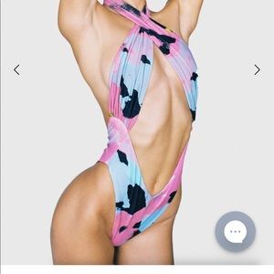 MIAOU Demi one piece in color hot take